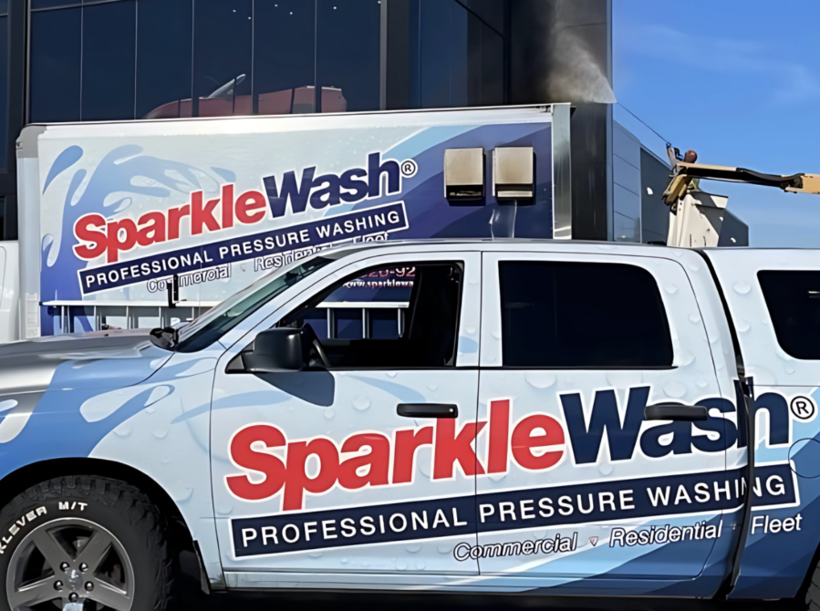 sparkle wash truck